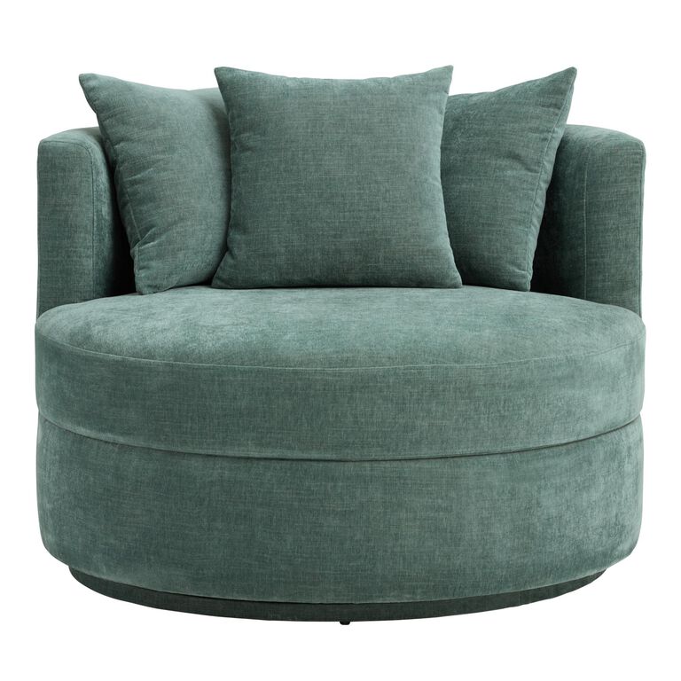 Rico Oversized Upholstered Swivel Chair image number 3