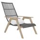 Gray All Weather and Teak Hakui Outdoor Chair Set Of 2 image number 0