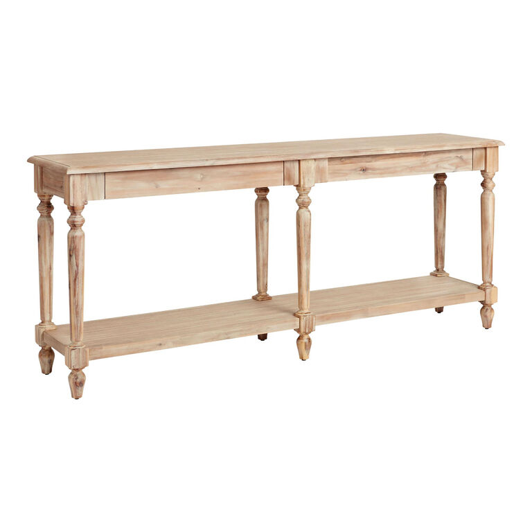 Everett Weathered Natural Wood Table Collection image number 2