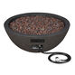 Portside Round Faux Stone Bowl Gas Fire Pit image number 3