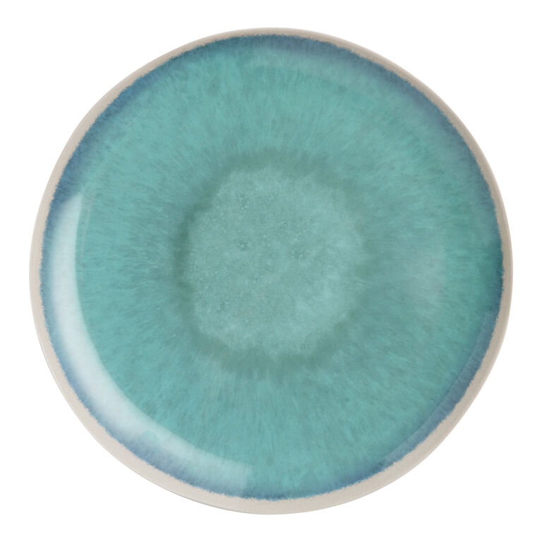 Blue Reactive Melamine Dinner Plate image number 1