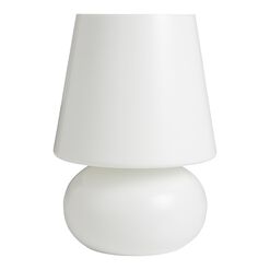 White Opal Glass Table Lamp