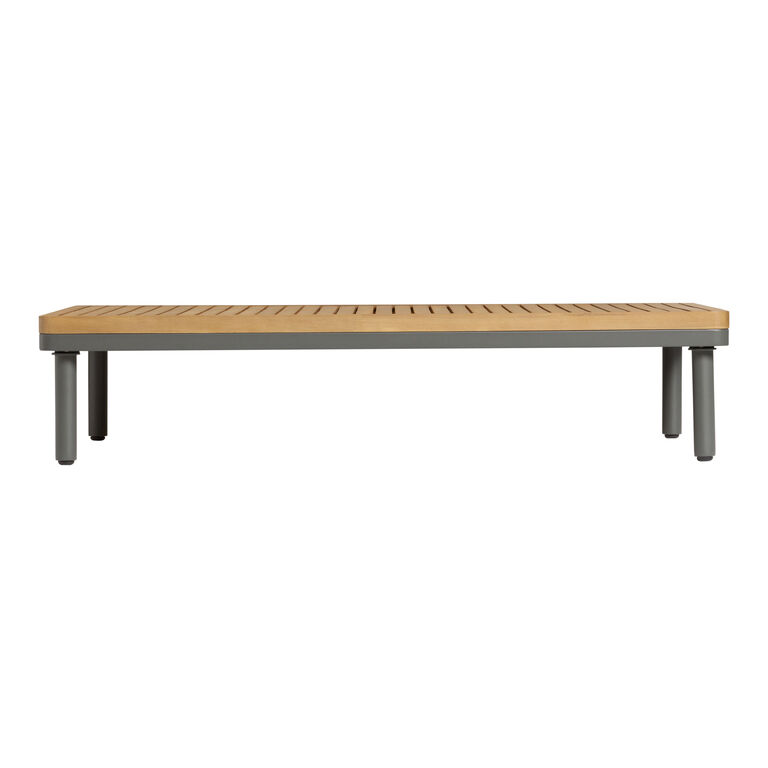 Andorra Large Rectangular Outdoor Coffee Table image number 3