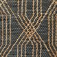 Tustin Charcoal Blue And Natural Geometric Jute Area Rug image number 4