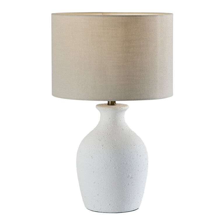 Bazely Textured Ceramic Jug Table Lamp image number 1