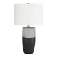Gray and Black Two Tone Ceramic Table Lamp image number 0
