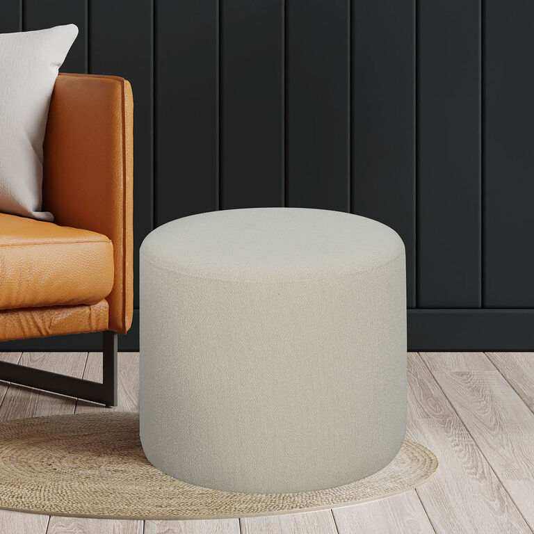 Pelier Round Upholstered Stool image number 2