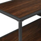 Lyon Wood and Black Steel Console Table with Shelves image number 3