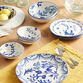 Blue And Aqua Floral Hand Painted Dinnerware Collection image number 0