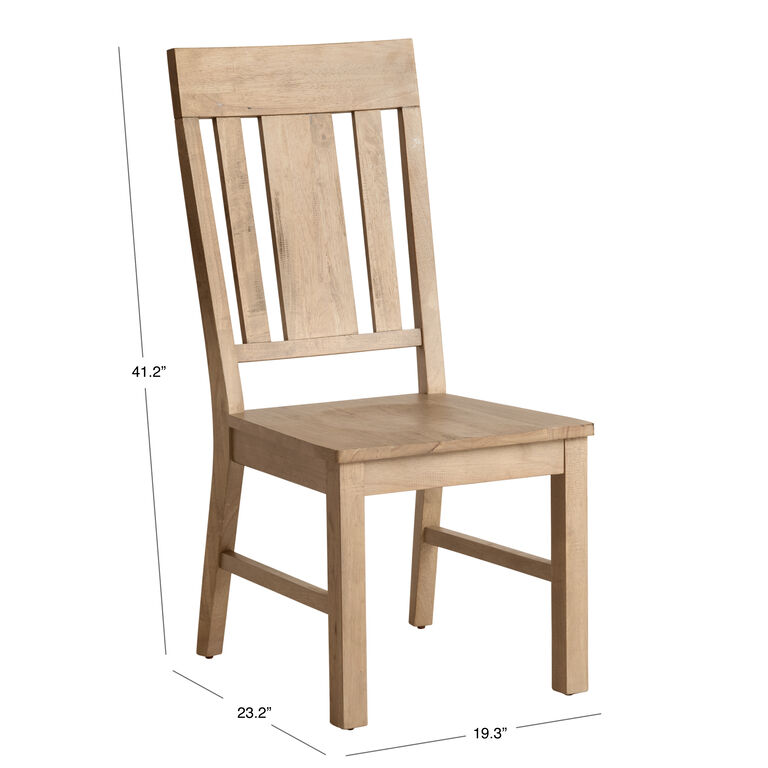 Leona Wood Farmhouse Dining Chair Set Of 2 image number 7