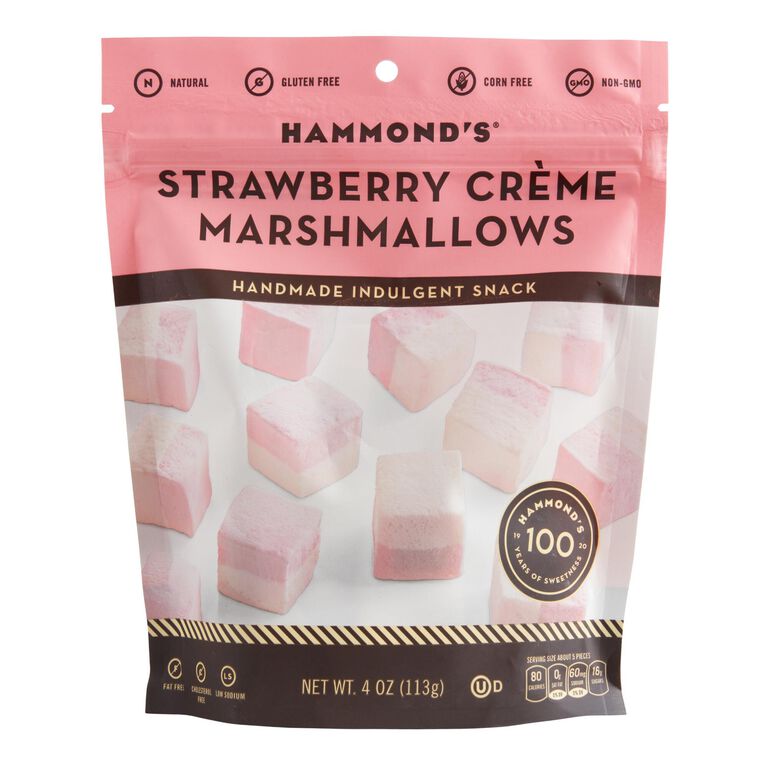 Hammond's Strawberry Creme Marshmallows image number 1