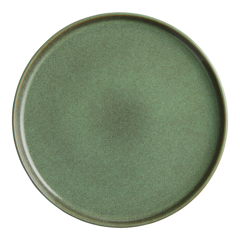 Grove Green Speckled Reactive Glaze Salad Plate image number 1