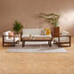 Segovia Light Brown Eucalyptus Outdoor Furniture Collection image number 0