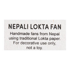 CRAFT Nepalese Lokta Hand Fan Set of 4