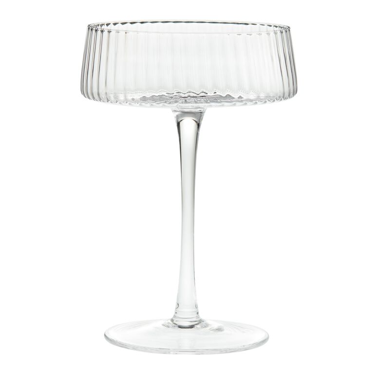 Daphne Ribbed Coupe Glass image number 1