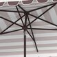 Rectangular Striped Scalloped Tilting Patio Umbrella image number 3