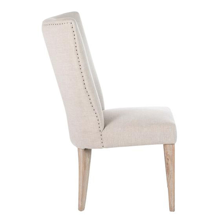 Alameda Natural Upholstered Dining Chair 2 Piece Set image number 3