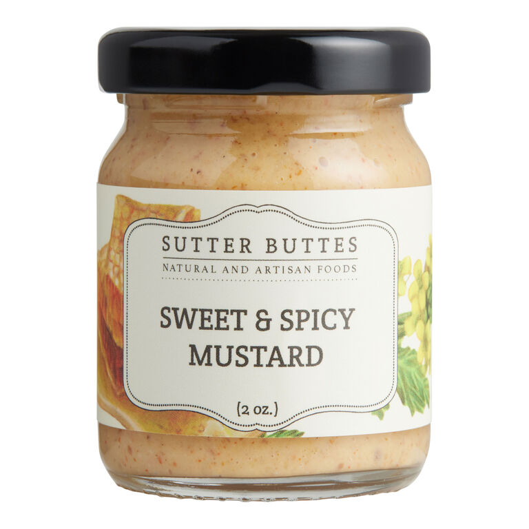 Sutter Buttes Mini Sweet and Spicy Mustard Jar image number 1