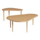 Barnes Golden Natural Wood Nesting Coffee Tables 2 Piece Set image number 3