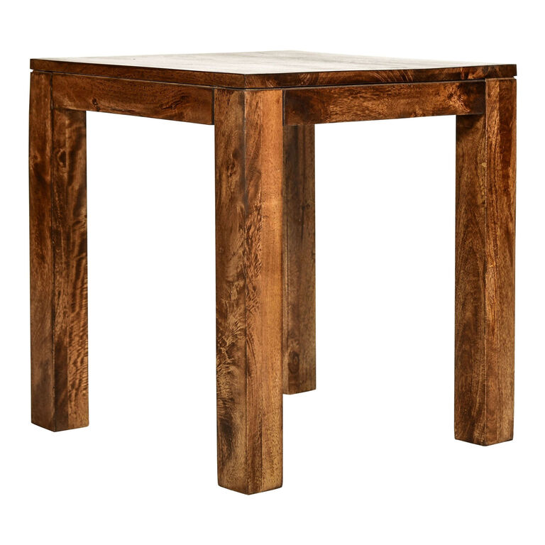 Furley Square Mango Wood End Table image number 1