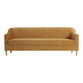 Sacha Golden Yellow Chenille Slope Arm Sofa image number 2