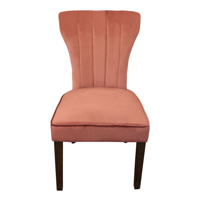 Lillie Velvet Tufted Upholstered Dining Chair 2 Piece Set image number 2