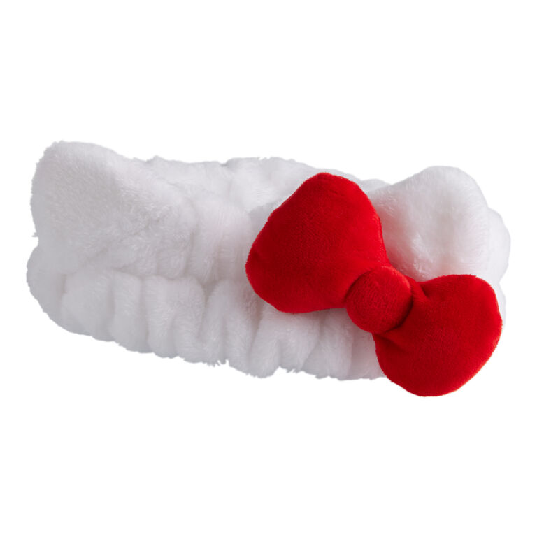 Creme Shop Hello Kitty Plush Spa Headband with Bow image number 2