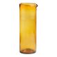 Carmelo Amber Recycled Glass Pitcher