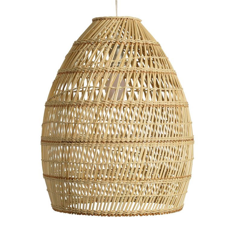 Woven Bamboo Pendant Shade image number 1