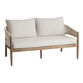 Cabrillo Acacia Wood And Rope Outdoor Loveseat image number 0