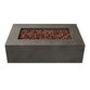 Malta Glacier Gray Faux Stone Gas Fire Pit Table image number 4