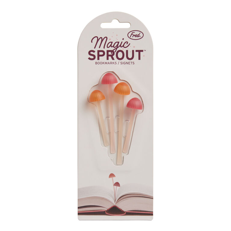 Fred Magic Sprout Mushroom Bookmarks 4 Count image number 1