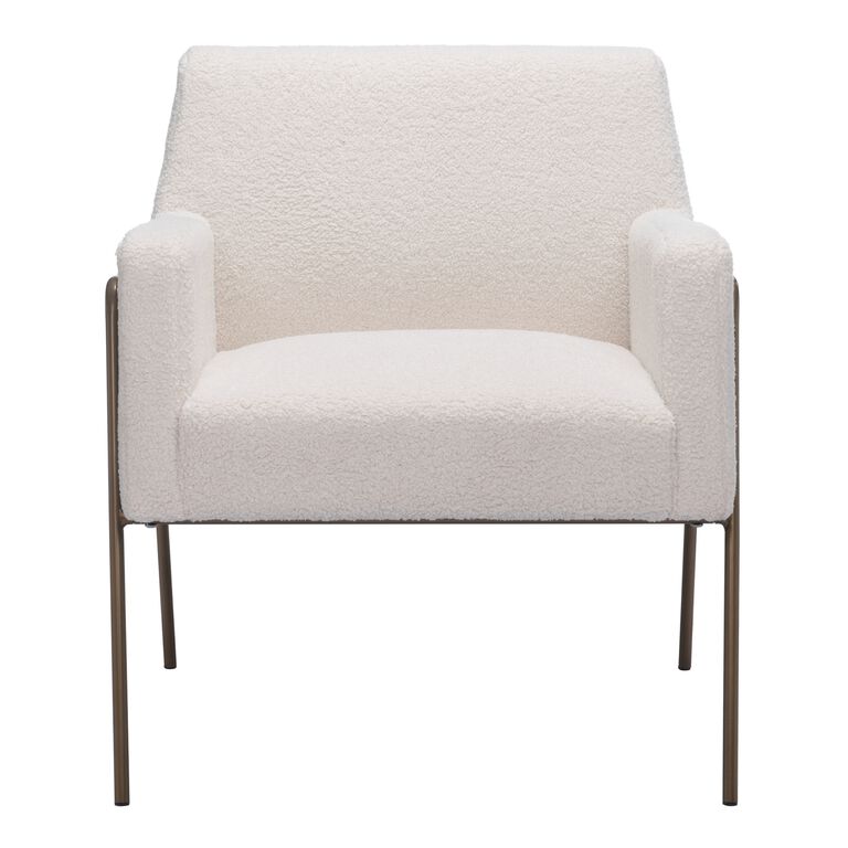 Argus Faux Sherpa Upholstered Chair image number 2