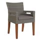Kimo Gray All Weather Wicker Outdoor Chair Set of 2 image number 0