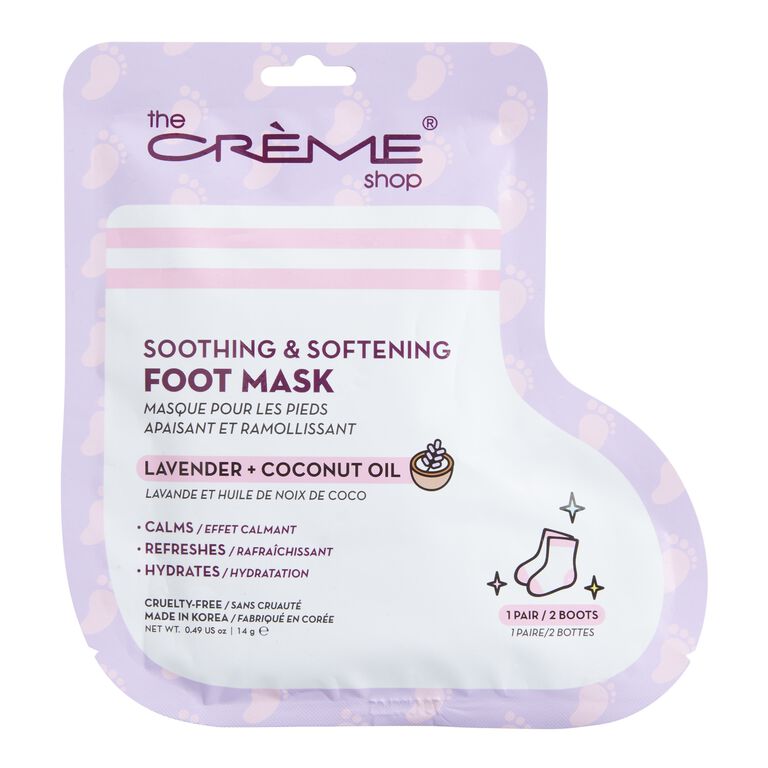 Creme Shop Soothing & Softening Korean Beauty Foot Mask image number 1