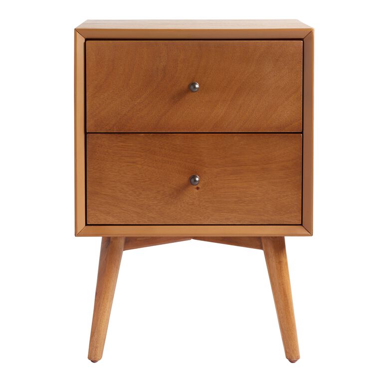 Acorn Wood Brewton Nightstand with Drawers image number 3