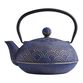 Cast Iron Embossed Geo Infuser Teapot image number 1