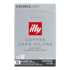 Illy Dark Roast K-Cup Coffee Pods 10 Count