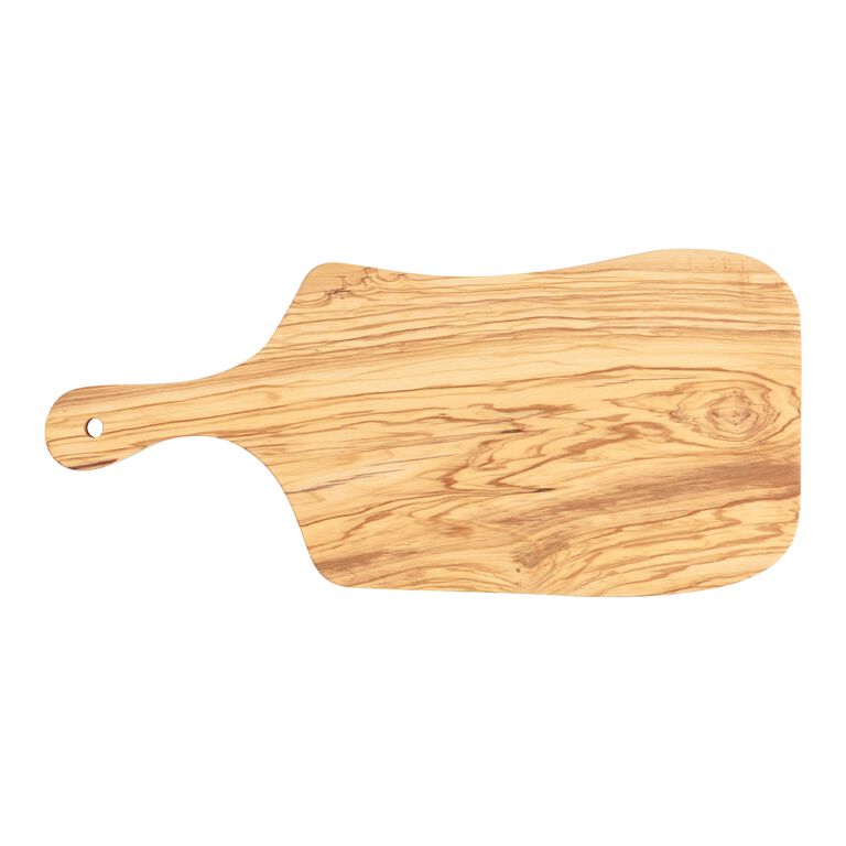 Rustic Olive Wood Cutting Board image number 1