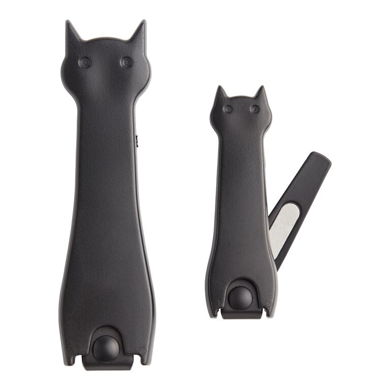 Kikkerland Purrfect Pair Cat Nail Clippers 2 Pack image number 1