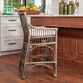 Nadine Rattan Counter Stool with Cushion image number 1
