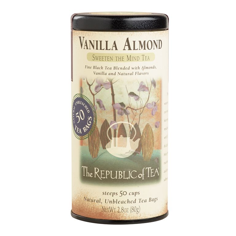The Republic Of Tea Vanilla Almond Black Tea 50 Count image number 1