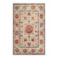 Suzi Red Multicolor Floral Suzani Style Area Rug image number 0