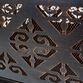 Cloud Square Rubbed Bronze Steel Filigree Fire Pit image number 4