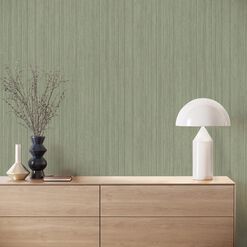 Sage Faux Grasscloth Iridescent Peel And Stick Wallpaper