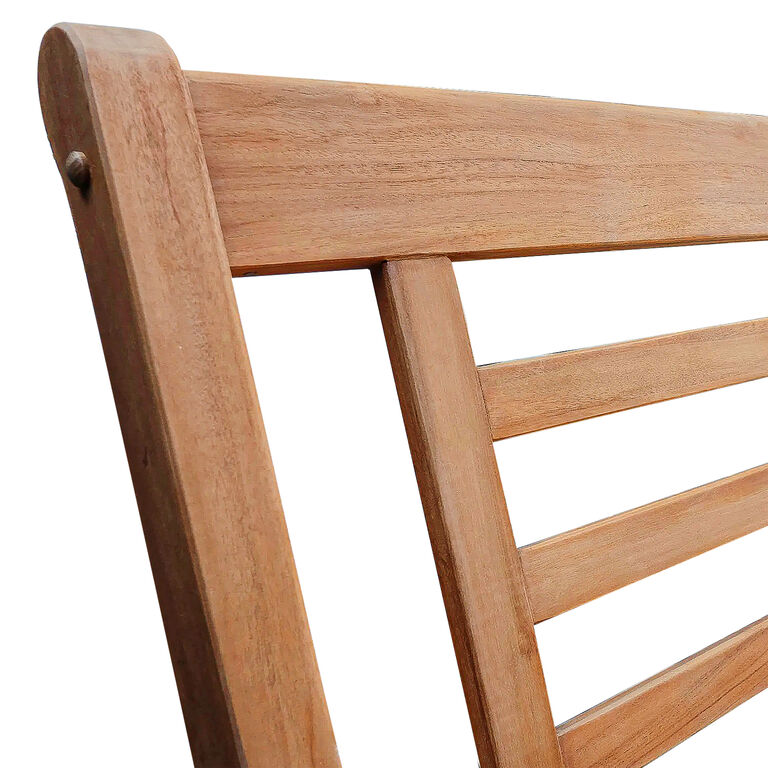 Mendocino Teak Wood 3 Piece Outdoor Furniture Set image number 4