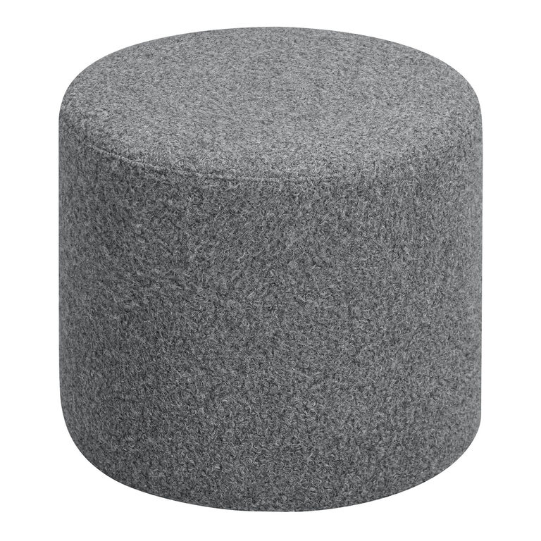 Pelier Round Upholstered Stool image number 1
