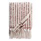 Ashlen Terracotta And White Striped Terry Towel Collection image number 2