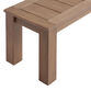 Corsica Light Brown Slatted Eucalyptus Outdoor Dining Bench image number 3