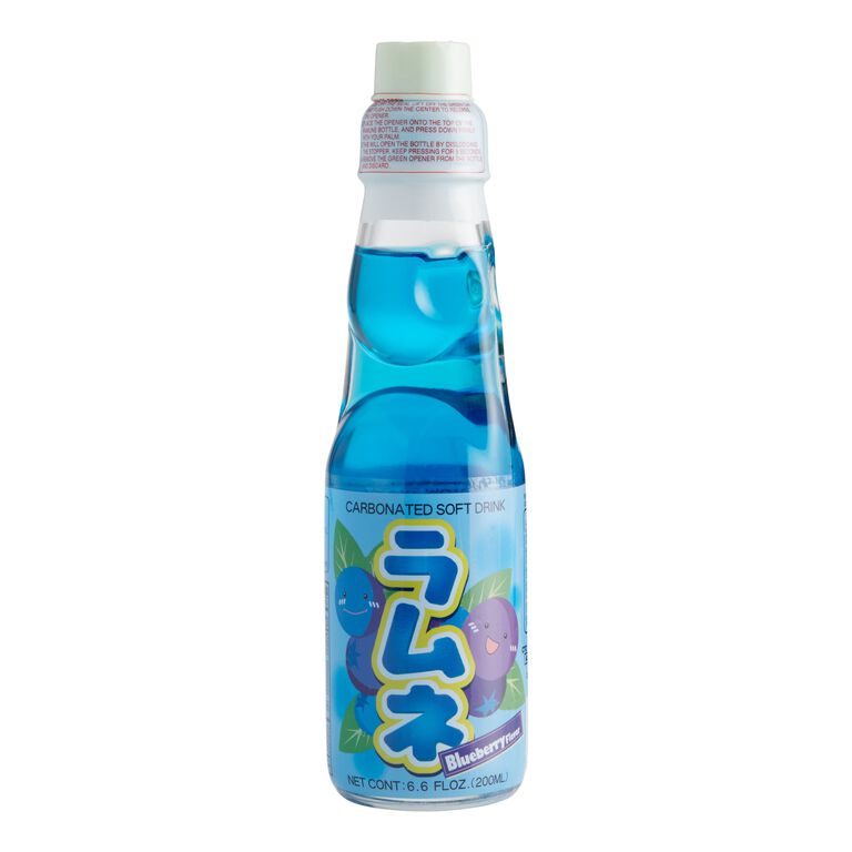 Hatakosen Blueberry Ramune Soda image number 1